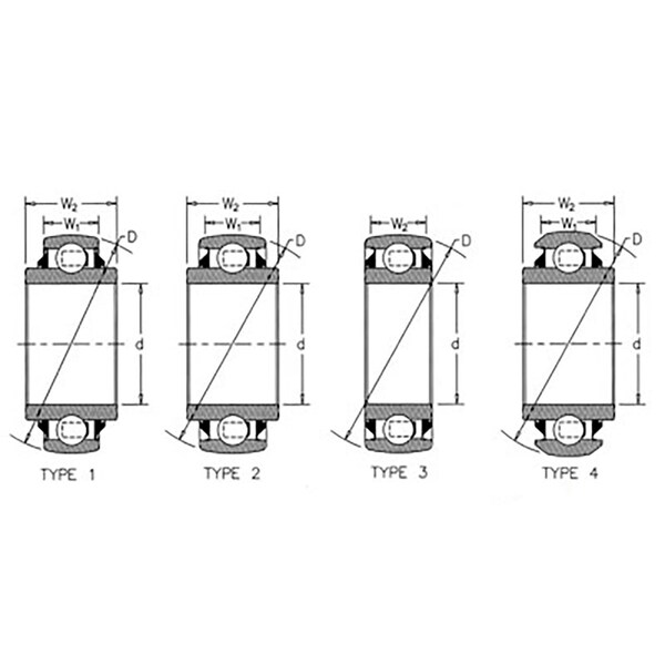 Aftermarket Pre-Lube Spherical Disc Bearing Round Bore 145109BH 831960M1 - main